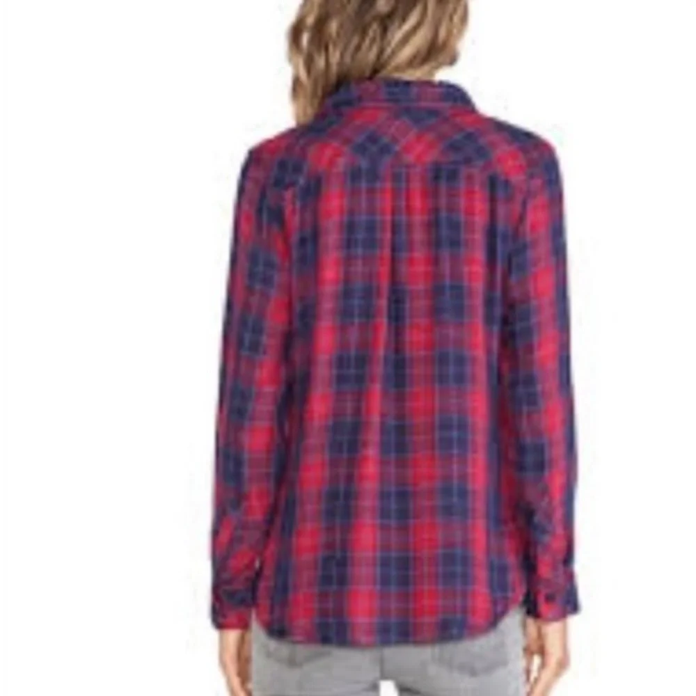 RAILS Red Plaid Flannel Button Front Sz S - Picture 3 of 3
